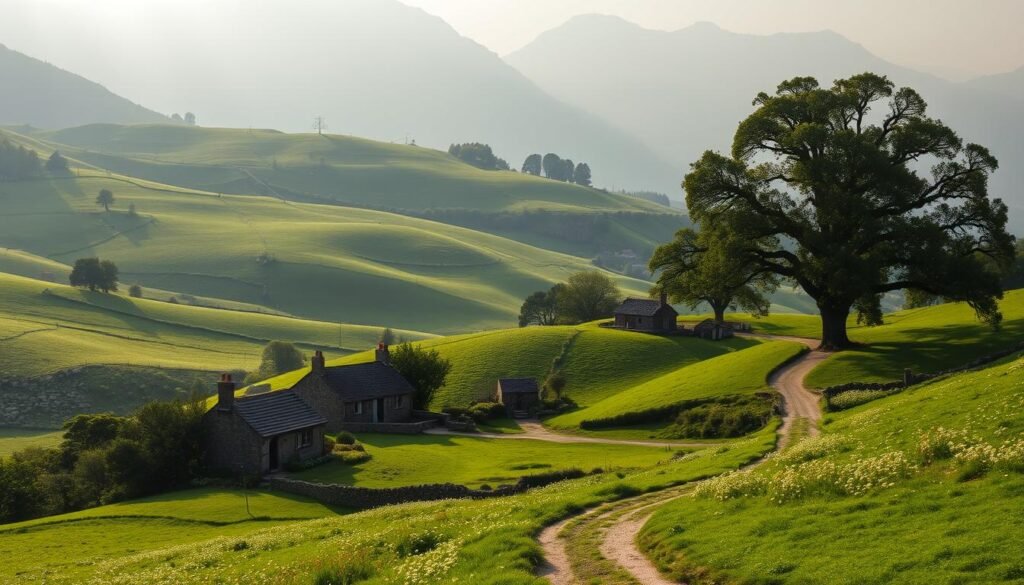 Ireland countryside hidden villages and rolling hills